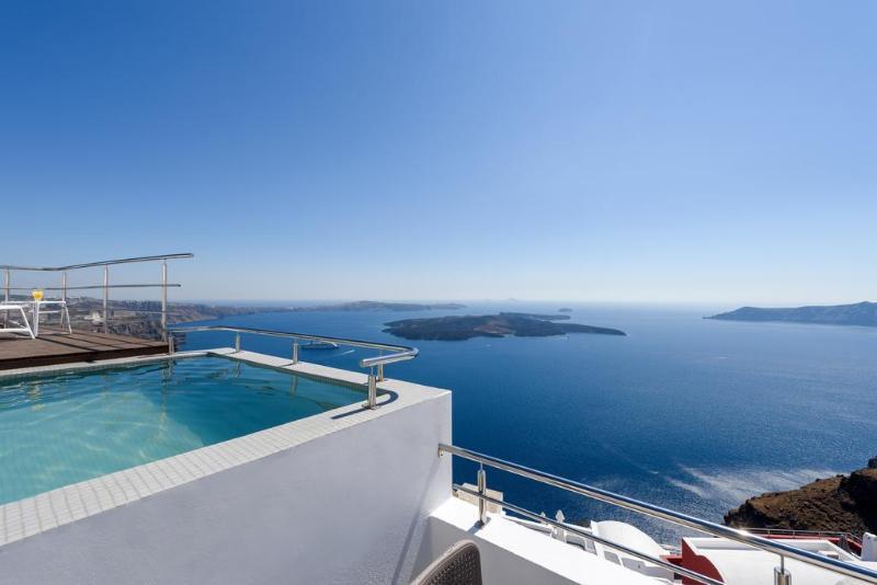 Vista Mare Suites Imerovígli Buitenkant foto